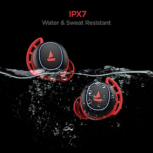 boAt Airdopes 441 Pro Bluetooth Truly Wireless in Ear Earbuds with mic, Upto 150 Hours Playback, Signature Sound, IPX7, BT v5.0, Type-c Interface and Capacitive Touch Controls(Raging Red) boAt Airdopes 441 Pro Bluetooth Truly Wireless in Ear Earbuds with mic, Upto 150 Hours Playback, Signature Sound, IPX7, BT v5.0, Type-c Interface and Capacitive Touch Controls(Raging Red)